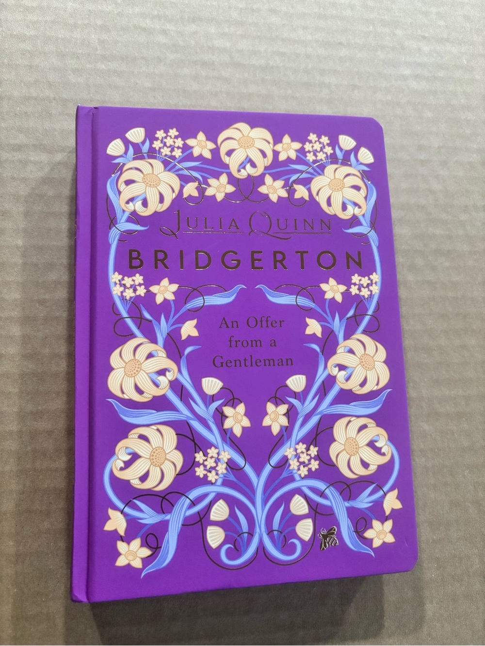 Bridgerton Hardcover - Purple Floral Cover